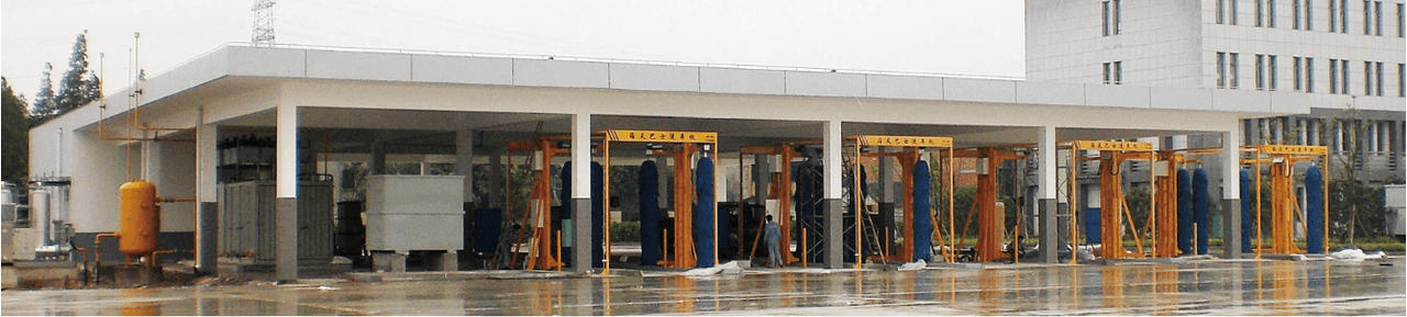 Bus Wash at Bus Depot