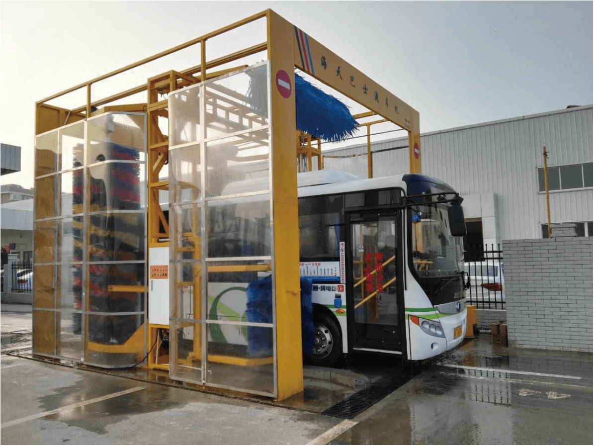 HyTian Drive-Through Bus Wash System