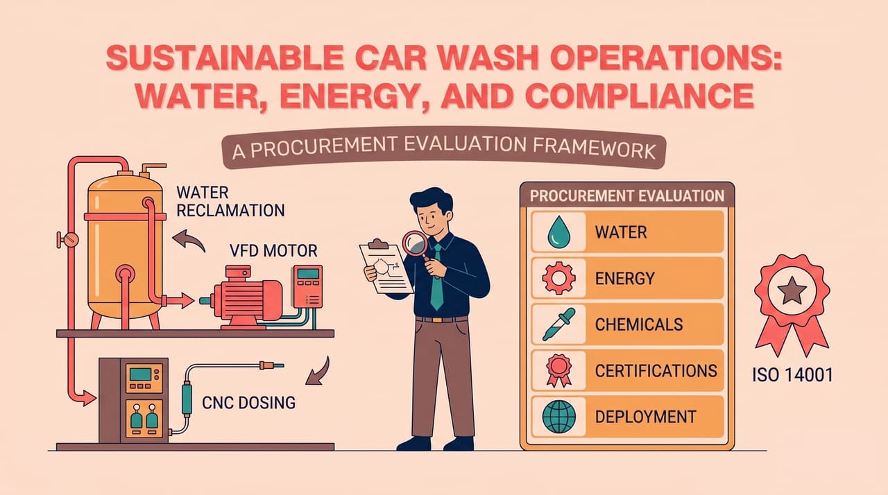 Sustainable car wash operations — automatic car wash with integrated water reclamation system | sustainable car wash operations