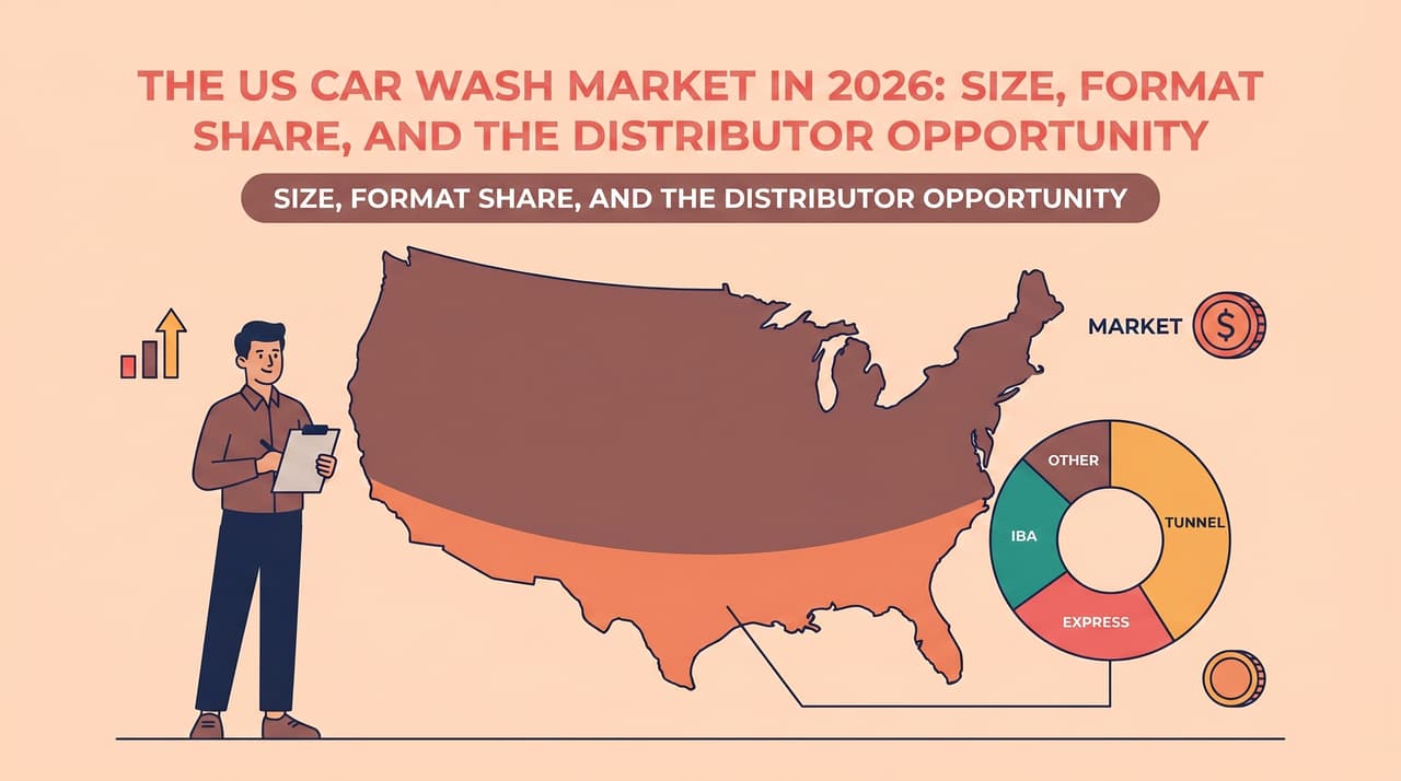 US car wash market size — modern tunnel system serving high-throughput operations | US car wash market size