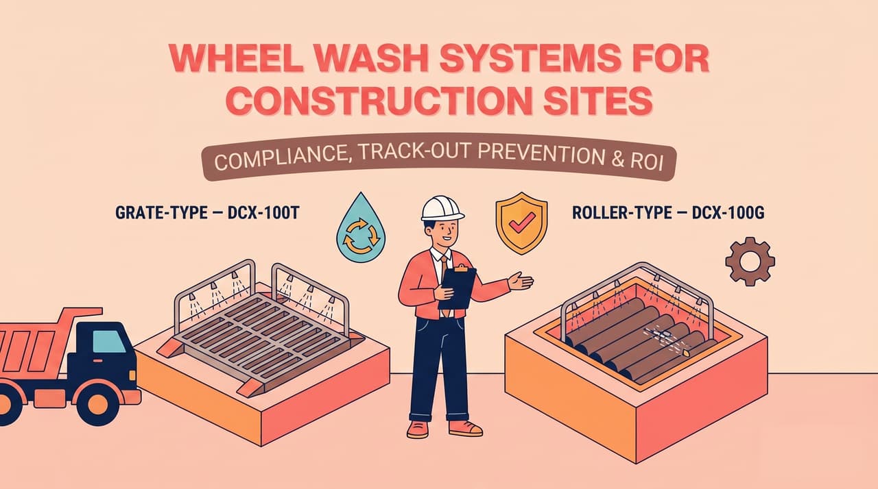 Wheel wash system for construction site track-out prevention | wheel wash system construction site